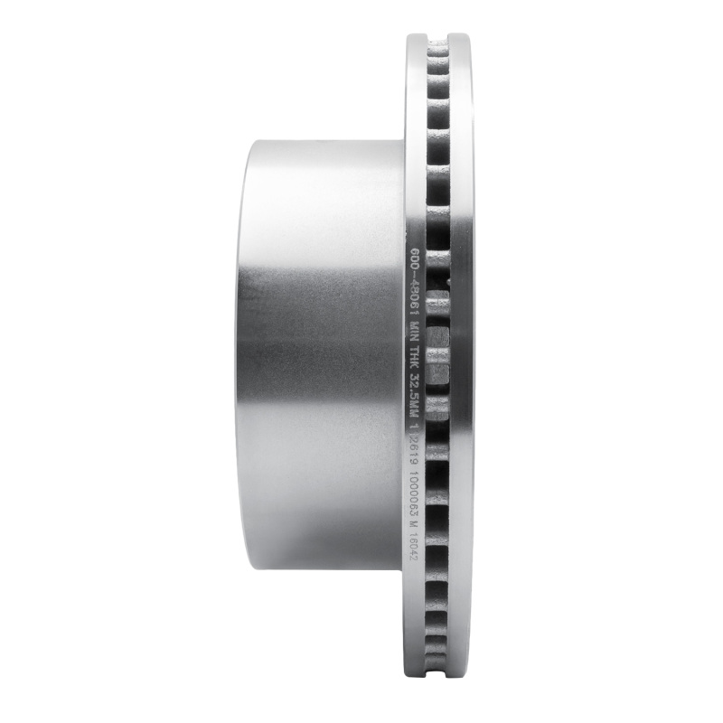 Chevrolet Silverado 2500 HD Classic Brake Rotor (1) - Rear Left - R1 Concepts - Drilled & Slotted - Silver - `11-`25